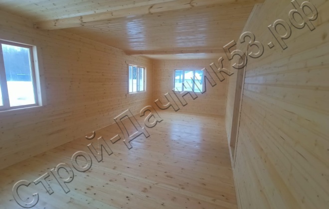 4 Каркасно-щитовой дом   Д-14, 12х8м, 96 М², Московская область, городской округ Истра, село Рождествено. (6)